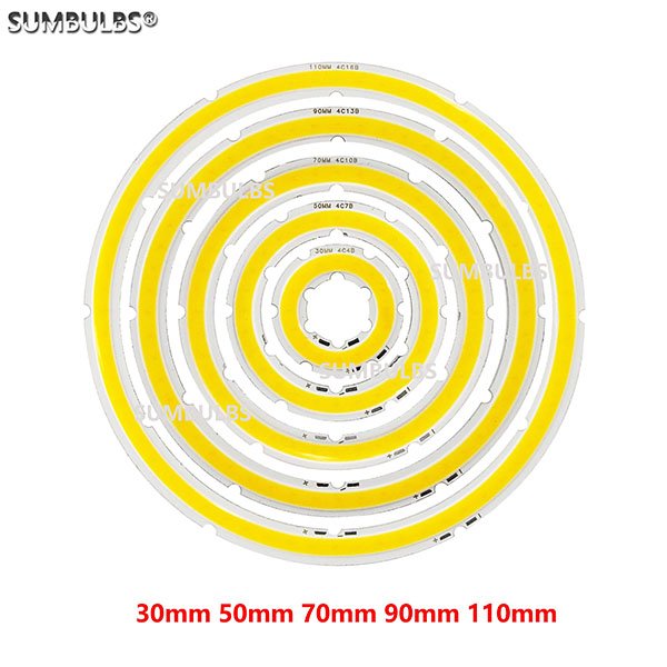 &quot;2W-12W angel eyes led cob light source annual shape 12V DC 20mm-120mm&quot;