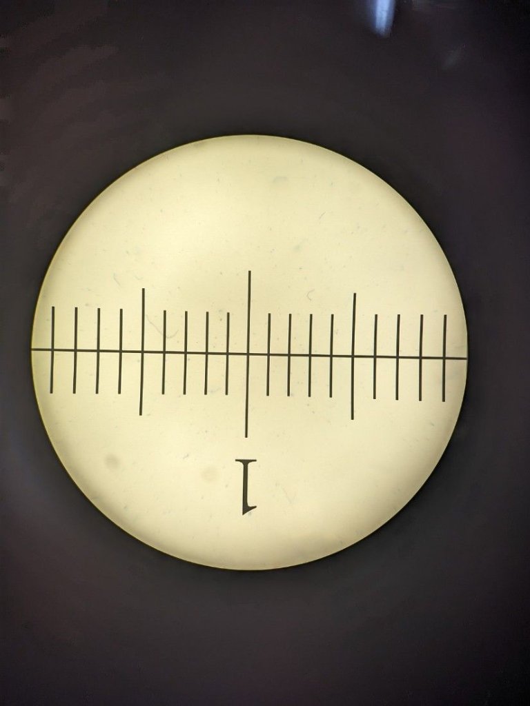 AO cwt.# 181 eyepiece 20mm f.o.v. Curvature.