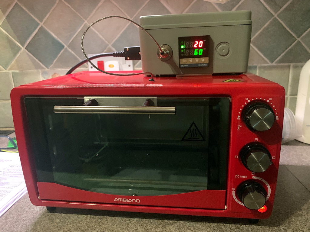 Wax oven with PID Controller